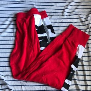 VS PINK LOGO printed sweatpants/ joggers